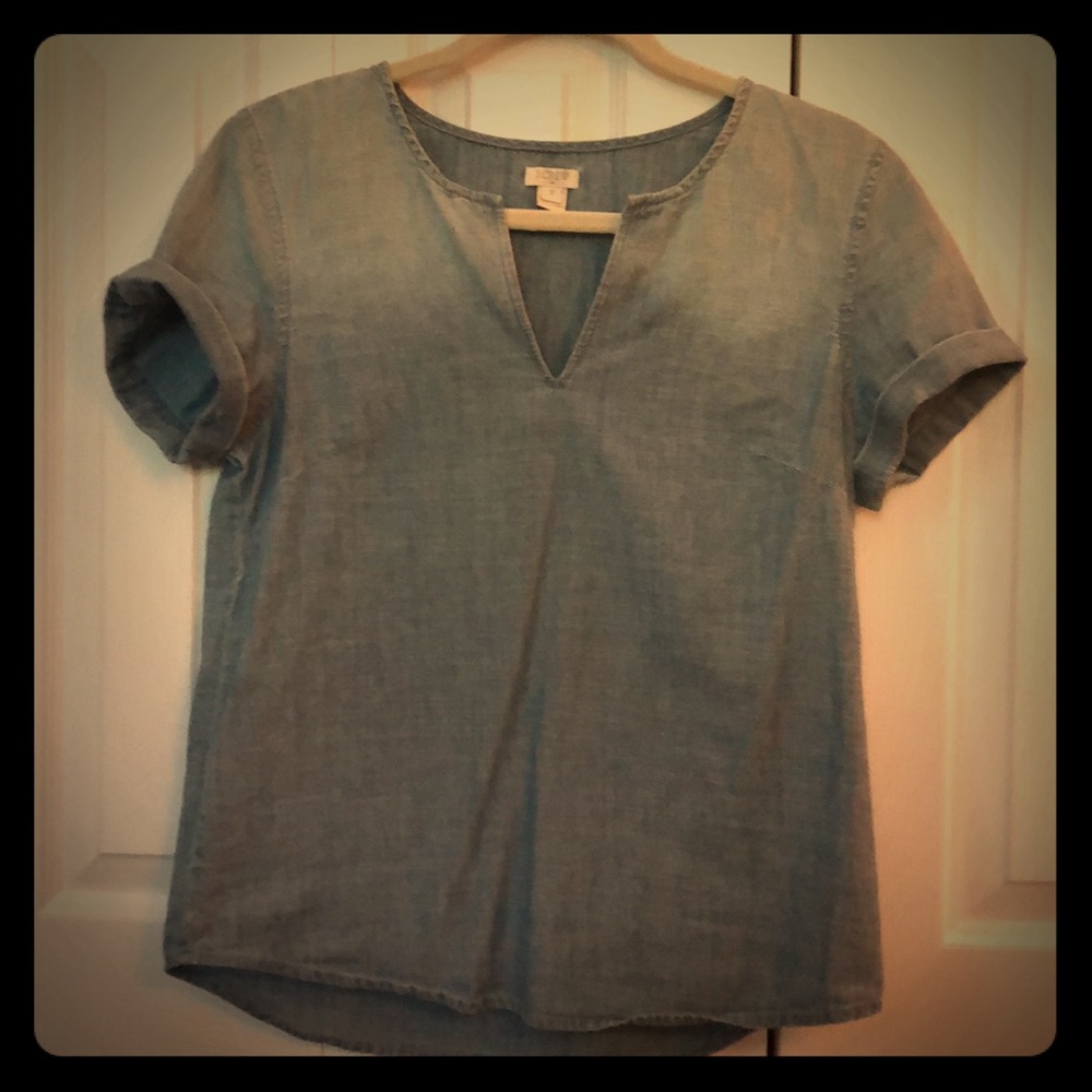 Denim blouse